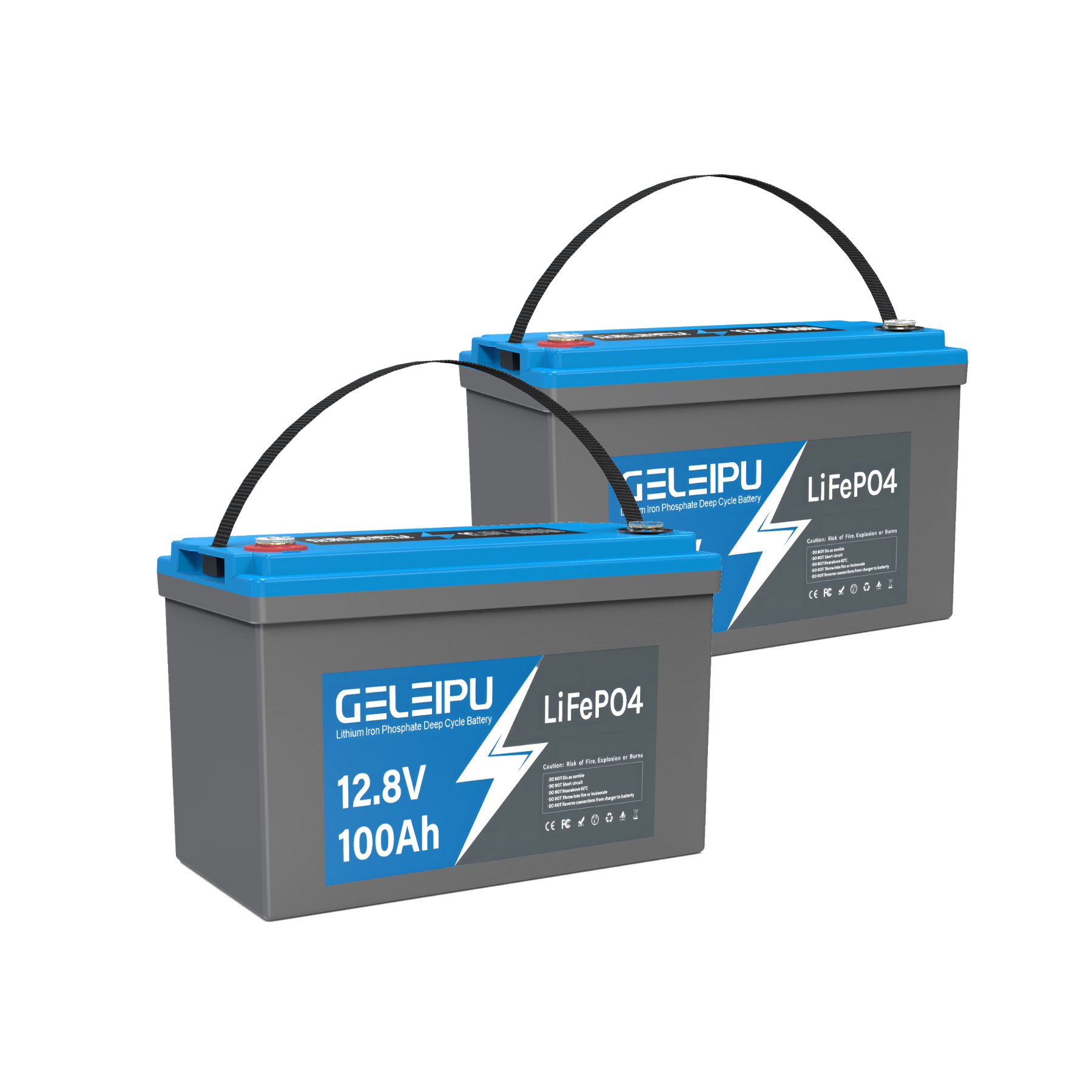 Geleipu 12V 100Ah LiFePO4 battery
