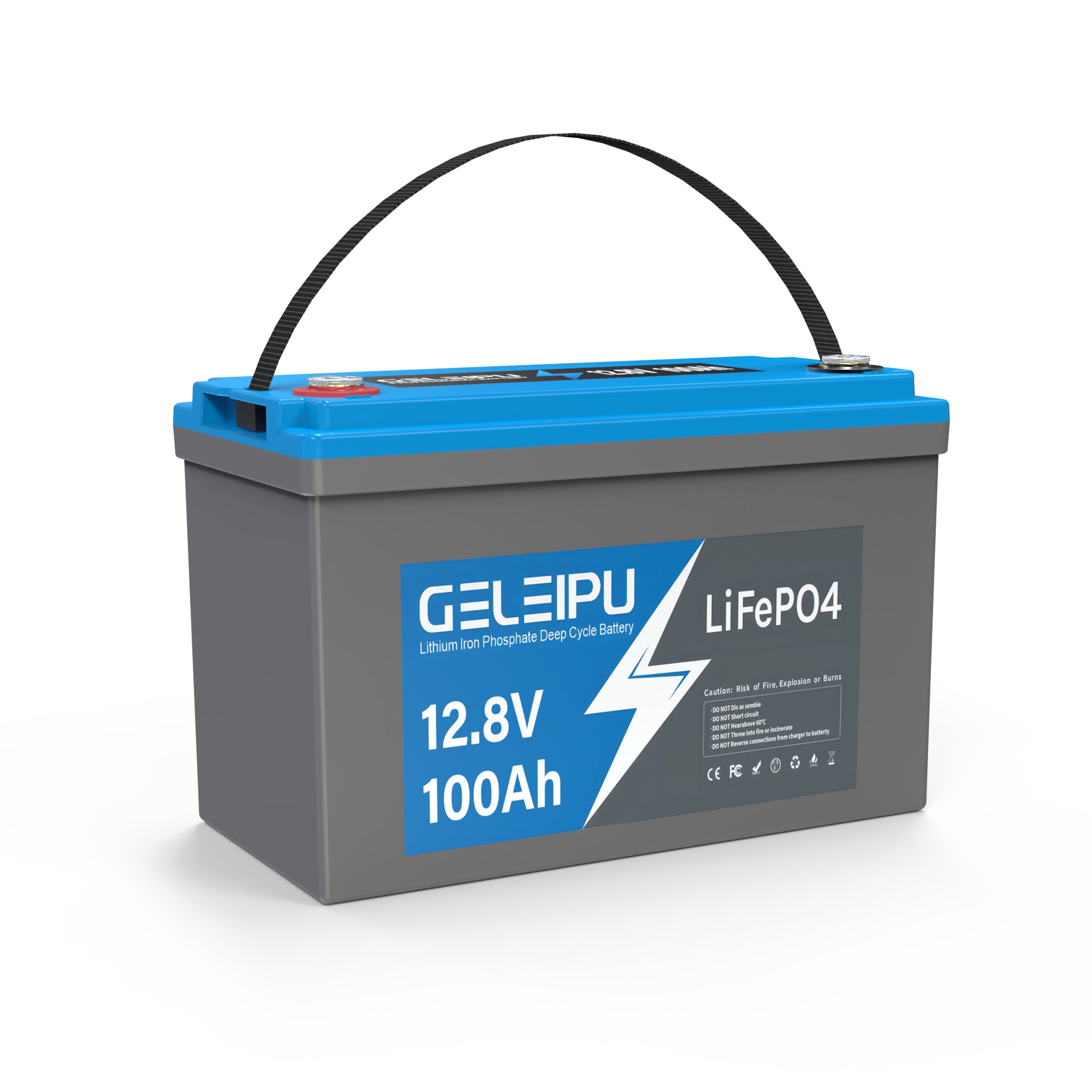 Geleipu 12V 100Ah LiFePO4 battery
