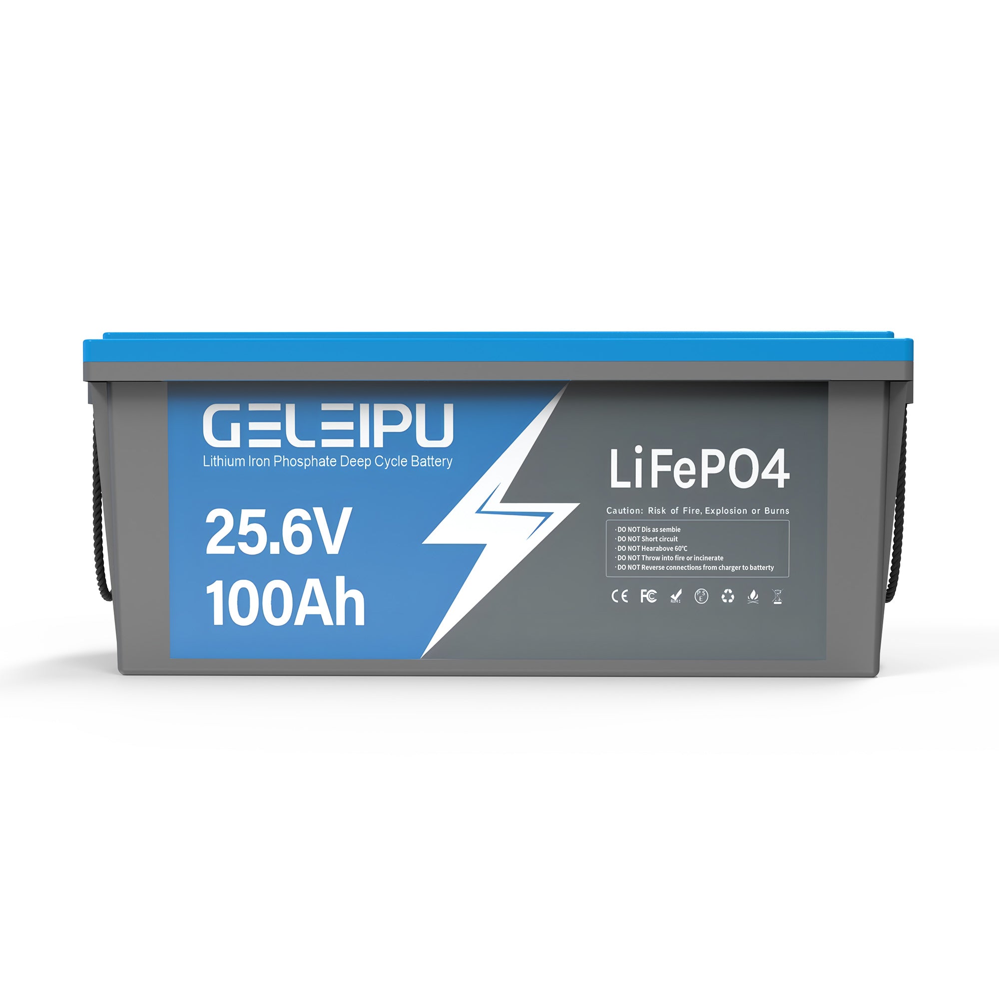 Geleipu 24V 100Ah LiFePO4 Batterie
