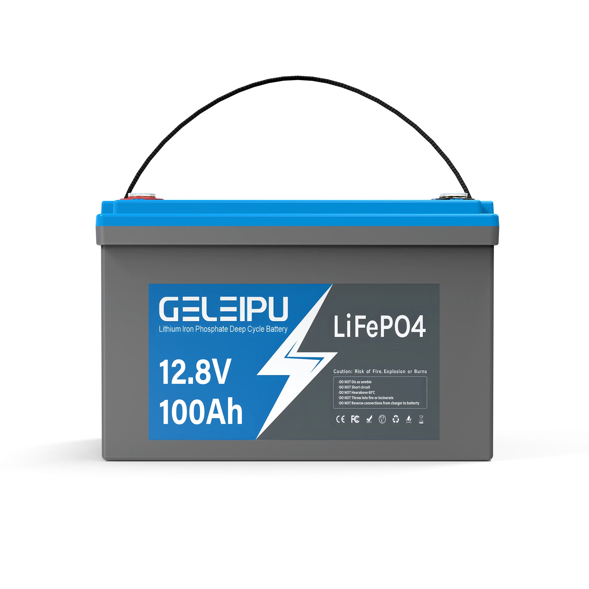 Geleipu 12V 100Ah LiFePO4 battery
