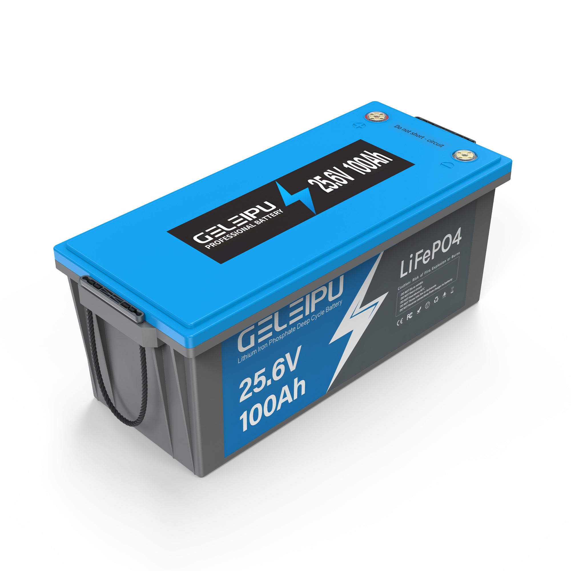 Geleipu 24V 100Ah LiFePO4 Batterie